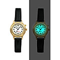 Timetech Women's Glo-brite Dial Goldtone Watch