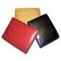Kozmic Men's Leather Bi-fold Wallet