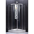 DreamLine Sector Tempered Glass Shower Enclosure