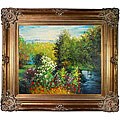 Monet 'Corner of the Garden at Montgeron' Canvas Art