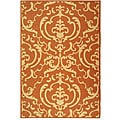 Indoor/ Outdoor Bimini Terracotta/ Natural Rug (5'3 x 7'7)