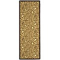Free connected guideline for Large Persian rug Acklins Natural and Brown Indoor/ Outdoor Rug (2'4 x 6'7)