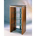 Cherry Wood Veneer Audio Rack