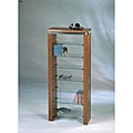 Natural Cherry Veneered Media Storage Unit