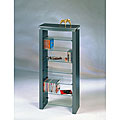 Metallic Grey Matte Lacquered Media Storage Unit