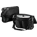 Biltmore Black Flap Over Briefcase Laptop Case