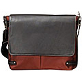 Biltmore Rust Flap Over Briefcase Laptop Case