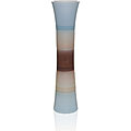Hand-blown Bamboo Glass Fluted Vase