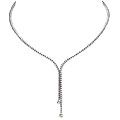 18k White Gold 4 1/3ct TDW Diamond Drop Necklace (GH, I1)