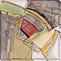 Barbara Zoern 'Shapeless Fragments' Oversized Canvas Art