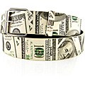 Iced Out Gear Men's 'Hundred Dollar Bill' Belt