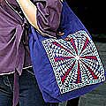 Cotton 'Star Shine' Handbag (Thailand)