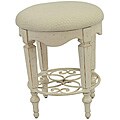 Melissa Antique White Vanity Stool