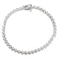 14k White Gold 1ct TDW Diamond Tennis Bracelet (G-H, I2)
