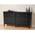 Bentley Black 6-drawer Dresser