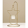 Goldtone Hanging Angel Votive Holder (Pack of 6)