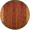 Hand-knotted Rustic Gabbeh Rug (8' Round)