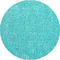 Few facts about Fabric carpet Bright Blue Fleece Shag Rug (5' Round)