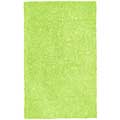 Green Chenille Shag Rug (4' x 6')