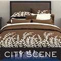 City Scene Branches Chocolate Duvet Cover Set