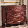 Hand-painted Ruby Accent Chest