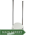 Round Beveled Edge Ceiling-hung Mirror