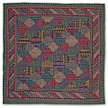 Tartan Log Cabin Shower Curtain