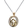 Goldplated Silver Cubic Zirconia Family Celebration Necklace