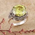 Sterling Silver Marcasite and CZ Ring (Thailand)