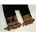 Sherry Kline China Art Black 3-piece Decorative Towels