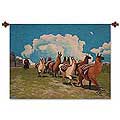 Wool 'Herd of Llamas' Wall Tapestry (Peru)