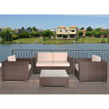 Top sources on home trends patio furniture parts catalog Salerno 4-piece Patio Furniture Set