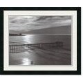 Ansel Adams 'The Scripps Pier, 1966: Fiat Lux' Framed Art Print