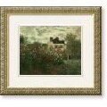 Monet 'Artist's Garden at Argenteuil' Framed Art Print