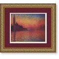 Claude Monet, 'Dusk, Sunset in Venice' 1908 Framed Art Print