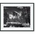 Ansel Adams 'Half Dome, Winter - Yosemite, 1938' Framed Print