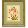 Free connected guidepost for Begonia flower bulbs Gloria Eriksen 'Red Begonias' Framed Art Print