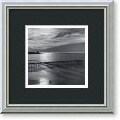 Ansel Adams 'The Scripps Pier, 1966: Fiat Lux' Framed Art Print