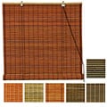 Burnt Bamboo 72-inch Roll-up Window Shade (China)