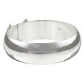 Sterling Essentials Sterling Silver 7-inch High Polish Bangle Bracelet (20mm)