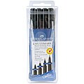 Faber Castell Multi-mark Super-fine Black Pens with Erasers