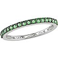 10k White Gold Tsavorite Ring