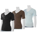 Everyday Brand Junior's Floral V-neck Top