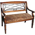 Gramercy Antique Brown Cherry Bench