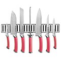 Ginsu Shoku Crimson 8-Piece Stainless Steel Cutlery Set with Magnetic Storage...