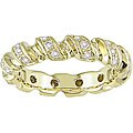 18k Yellow Gold 1/2ct TDW Diamond Ring (F-G, VS2-SI1) (Size 5.5)