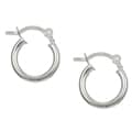 Sterling Essentials Sterling Silver Petite Hoop Earrings