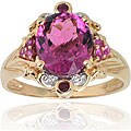 Michael Valitutti 14k Gold Pink Tourmaline Ring