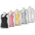 Ci Sono by Adi Junior's Tie-front Ruffle-neck Tank
