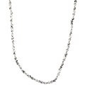 Sterling Essentials Sterling Silver 18-inch Twisted Serpentine Chain (1mm)